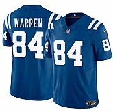 Men & Women & Youth Indianapolis Colts #84 Tyler Warren Blue 2025 Draft F.U.S.E. Vapor Limited Stitched Jersey,baseball caps,new era cap wholesale,wholesale hats